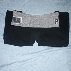 Vs pink foldover leggings